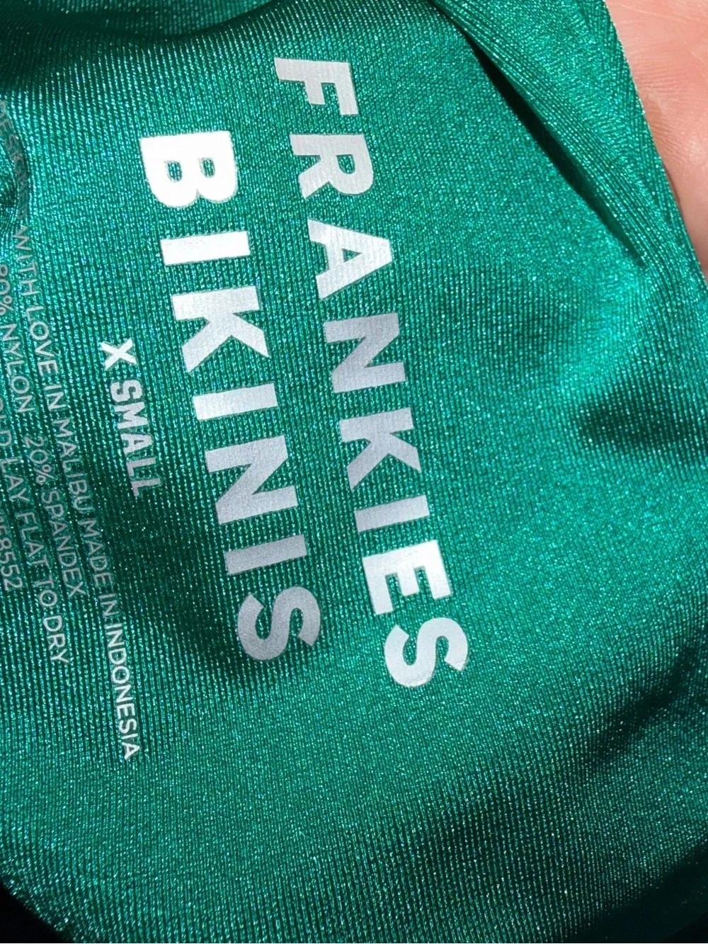 New FRANKIES BIKINIS Marie One Piece Emerald Green